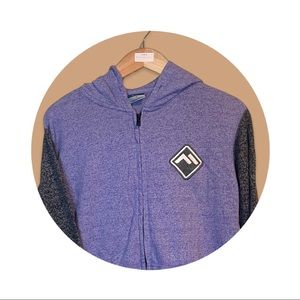 Black and Purple 💜🖤 Fila Sweater